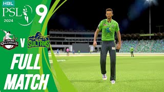 LAHORE QALANDARS VS MULTAN SULTANS  PSL 9 MATCH  CRICKET 24 GAMEPLAY [upl. by Pellegrini]