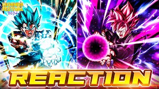 LEGENDS FEST 2024 BEGINS REACTING TO THE NEW VB AND GOKU BLACK  Dragon Ball Legends [upl. by Gona397]