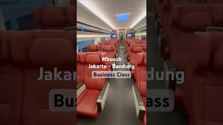 Whoosh Bullet Train Business Class  Jakarta to Bandung 2024  what it’s like [upl. by Fionna]