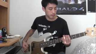 All Time Low  Somewhere In Neverland Bass Cover With Tab [upl. by Hayden]