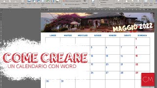 Come creare un calendario personalizzato con Word [upl. by Marketa]