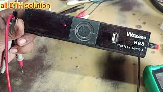 wezone 888 mpg4 set top box red light problem [upl. by Carly]