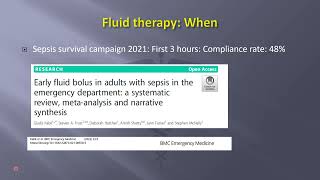 2024 Update Sepsis and Septic shock PART 4 Fluid management [upl. by Ais]