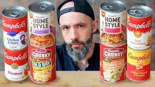 Ranking Every Single Flavor of Campbell’s Soup  Ranked with Babish [upl. by Sirtimid842]