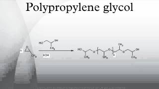 Polypropylene glycol [upl. by Machos305]