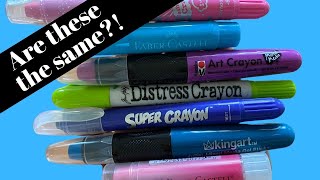 Cant Get Faber Castell Gelatos TRY THESE Gel Crayons for STUNNING Mixed Media Portraits [upl. by Sam]