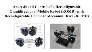 Analysis and Control of a Mobile Robot with Reconfigurable Collinear Mecanum Drive [upl. by Enilkcaj]