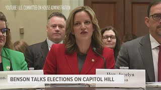 Michigan Secretary of State testifies to Congress on election security [upl. by Yahiya]