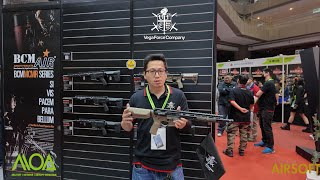 MOA Exhibition 2023 VFC T91 SOC amp BCM Air MK2 MCMR GBB Rifles [upl. by Greff]