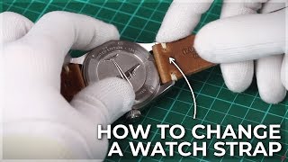 How to Change a Watch Strap [upl. by Htiffirg620]