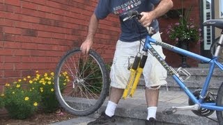 How To Remove The Front Wheel of a Bicycle [upl. by Fuhrman]