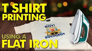 How to Print your Photo on T shirt at Home using a Flat Iron [upl. by Oicatsana]