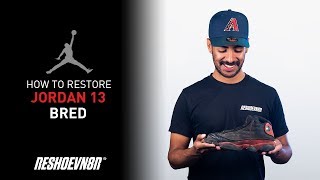 Vick Almighty Restores Air Jordan Bred 13 With Reshoevn8r [upl. by Namrac]