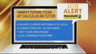 JOB ALERT Varsity Tutors in Tyler needs an AP Calculus AB Tutor [upl. by Ddot]