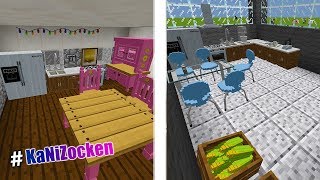 KAANS MODERNE KÜCHE vs NINAS ALTE KÜCHE Wer gewinnt Minecraft DecoCraft Build Battle KaNiZocken [upl. by Ajaj]