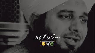 Rab To Mera Bhi Hai Na🌿🥺 Peer Ajmal Raza Qadri  Emotional Status shorts bayan islamicstatus [upl. by Nimajneb820]