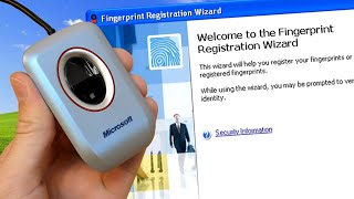 Microsofts Fingerprint Reader for Windows XP [upl. by Nikal]