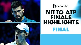 Novak Djokovic vs Jannik Sinner For The Title 🏆  Nitto ATP Finals 2023 Final Highlights [upl. by Daniell]