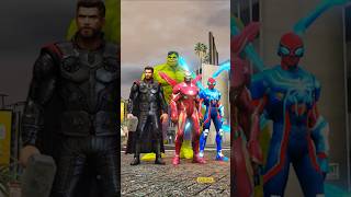 Avengers Heroes Fight Against Aliens And Saved Franklin 😱 shorts [upl. by Ahsiekit]