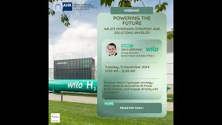 Powering the Future Wilos Hydrogen Strategy and Solutions Unveiled [upl. by Flowers]