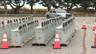 CLampP crews staged at Hammonasset [upl. by Aizatsana]