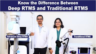 Know the difference between the advanced Deep RTMS and Traditional RTMS rtms tmstherapy [upl. by Filberte]