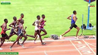 3000m Men Steeplechase Final Olympic trials Kenya 2024 [upl. by Dnalyar]