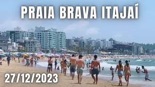 MOVIMENTADA Praia Brava Itajaí SC 27122023 [upl. by Anotal541]