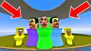 Spartan Kicking New All Skibidi Toilets  Infected in the Giant Pit  Others In Garrys Mod [upl. by Christiansen]