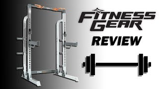 Fitness Gear Half Rack PRO 500 Review [upl. by Sirrah]