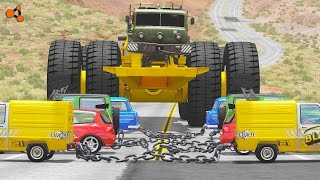 Beamng drive  Giants Machines Crushes Cars 4 [upl. by Reena]