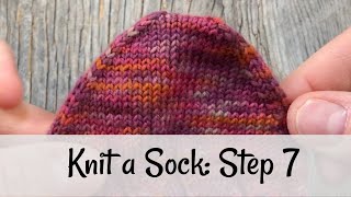 Knit a Sock Step 7 The Toe and Kitchener Graft [upl. by Aknayirp]