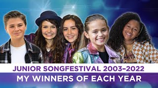 Junior Songfestival 20032022 🇳🇱  My Winners Of Each Year [upl. by Bautista]