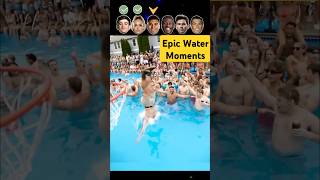 Messi and Ronaldo EPIC Water Moments [upl. by Evers408]