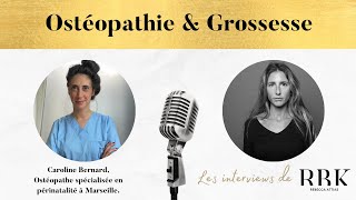 Ostéopathie chez la femme enceinte Caroline Bernard ostéopathe spécialisée en périnatalité [upl. by Agnimod9]