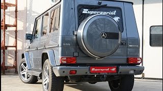 Mercedes G55 AMG Sound V8 Rumble with Supersprint full exhaust [upl. by Garik]