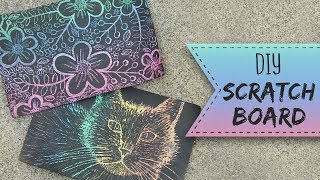 How To Make A Scratchboard  Art Projects [upl. by Ennoirb192]