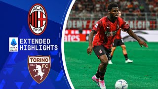 Milan vs Torino  Extended Highlights  Serie A  CBS Sports Golazo [upl. by Nomsed455]