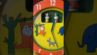 CITIZEN 4MH748 Miffy Rabbit Monkey wall clock [upl. by Shutz]