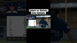 Dodgers vs Mariners Game Highlights dodgers mariners shortsviral mlb [upl. by Elocin173]