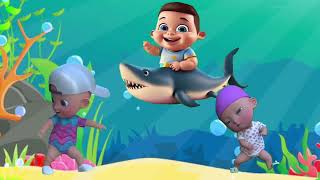 Baby shark do do do kids song nursery rhymes kids dance RC UNIVERSE [upl. by Darrey]