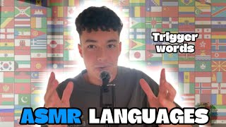 ASMR Trigger Words In 15 Different Languages  Part 1 [upl. by Surdna643]