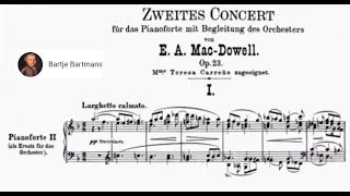 Edward MacDowell  Piano Concerto No 2 in D minor Op 23 1885 [upl. by Annaeg876]