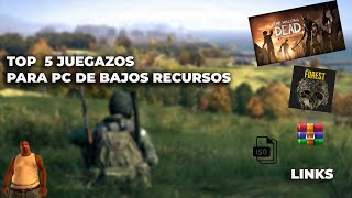 TOP 5 JUEGAZOS INCREÍBLES DE PC BAJOS RECURSOS no click bai pa [upl. by Ettenig]