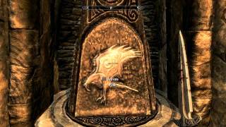 Skyrim  Bleak Falls Barrow First puzzle [upl. by Callean510]