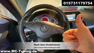 Mercedes EKlasse AGR Ventil deaktivieren  Wo sitzt das Motorsteuergerät bei E 350 Coupe [upl. by Carmelle]