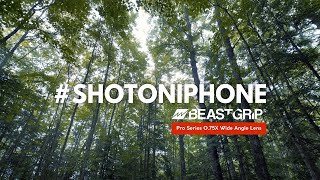 shotoniphone with Beastgrip 075X Wide Angle Lens [upl. by Swamy]