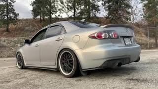 Mazda Speed 6 Custom Straight Pipe Exhaust [upl. by Eirolav]