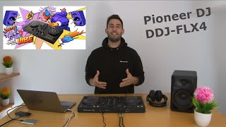 Pioneer DJ DDJFLX4 Gran controlador para principiantes que quieren aprender a ser DJ [upl. by Putscher]