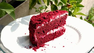 CÓMO PREPARAR ESTE DELICIOSO 🎂 PASTEL RED VELVET SAN VALENTIN❤️ PASTEL TERCIOPELO RECETAS YOUTUBE [upl. by Berhley762]